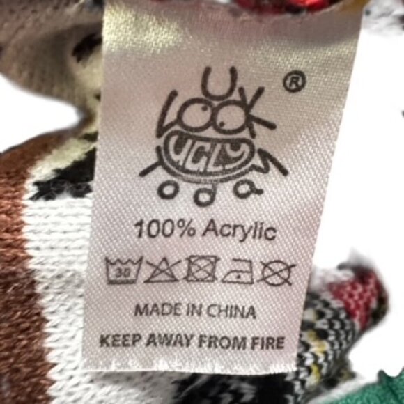 🎄 You Look Ugly Today Christmas Sweater Snowmen Penguins Men’s Size M - Picture 4 of 6